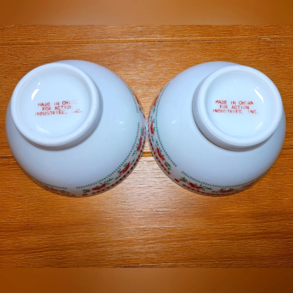 Vintage Action Industries‎ Rice Bowls (2)